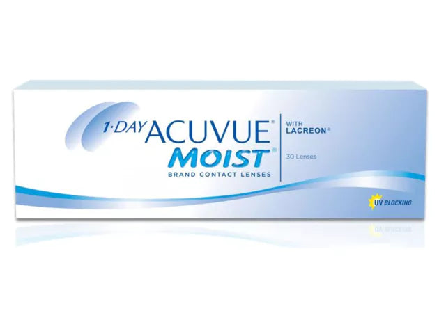 ACUVUE Moist 1 Day｜日拋透明隱形眼鏡｜每盒30片