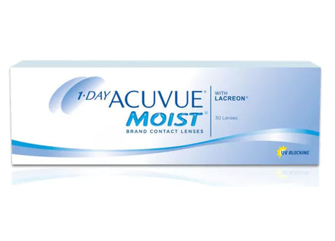 ACUVUE Moist 1 Day｜日拋透明隱形眼鏡｜每盒30片