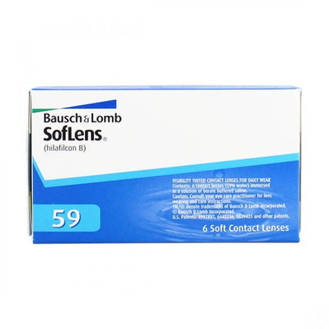博士倫 SofLens 59 [兩周]｜雙週拋透明隱形眼鏡｜每盒6片