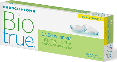 [漸進] 博士倫 Biotrue 1 Day｜[日拋]漸進老花透明隱形眼鏡｜每盒30片