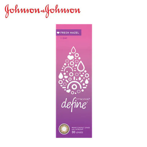 1 DAY ACUVUE Define Fresh Hazel 琥珀榛｜[日拋]彩妝隱形眼鏡｜每盒30片