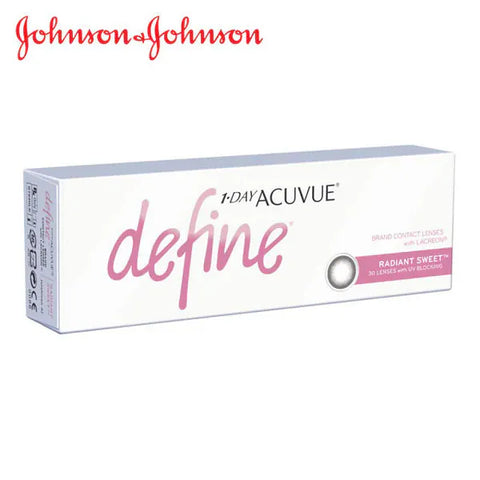 1 DAY ACUVUE Define Radiant Sweet 閃鑽棕｜[日拋]彩妝隱形眼鏡｜每盒30片