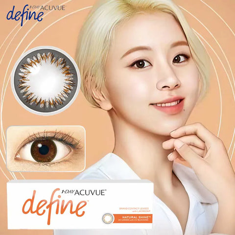 1 DAY ACUVUE Define Natural Shine 閃亮金｜[日拋]彩妝隱形眼鏡｜每盒30片
