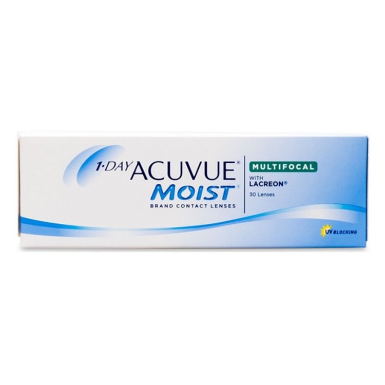 ACUVUE Moist 1 Day Multifocal [漸進] ｜日拋多焦點老花漸進透明隱形眼鏡｜每盒30片
