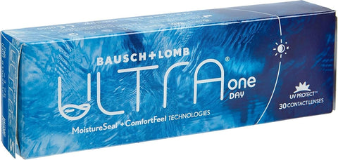 博士倫 ULTRA 1 Day｜[日拋]矽水凝膠透明隱形眼鏡｜每盒30片