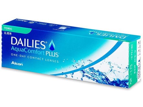 [散光] Alcon Dailies AquaComfort Plus Toric｜[日拋]透明隱形眼鏡｜每盒30片