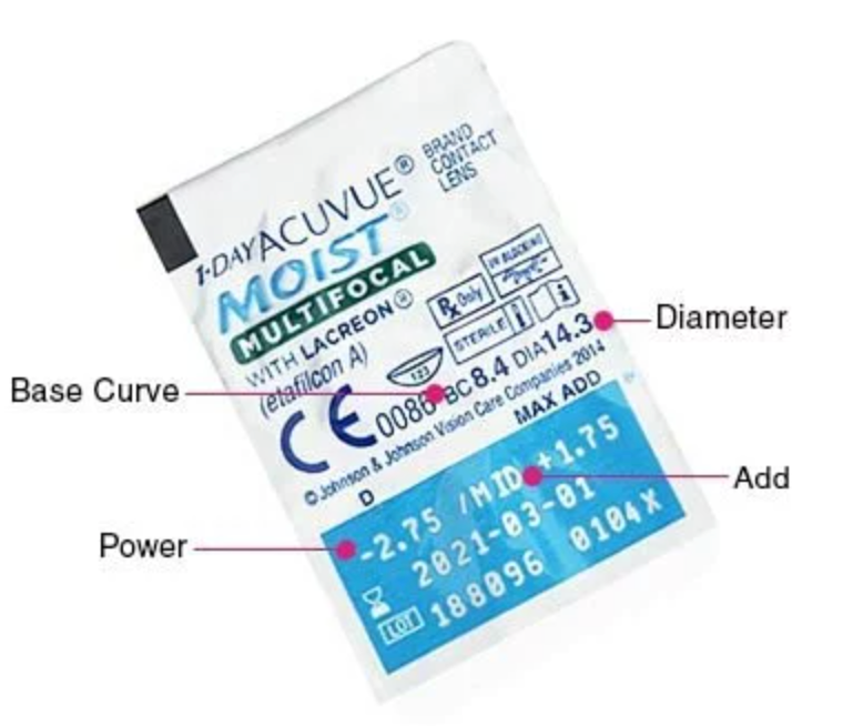 ACUVUE Moist 1 Day Multifocal [漸進] ｜日拋多焦點老花漸進透明隱形眼鏡｜每盒30片