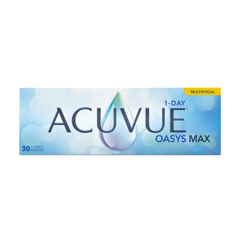 ACUVUE Oasys MAX 1 Day Multifocal  [老花漸進]｜日拋透明矽水凝膠隱形眼鏡｜每盒30片