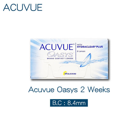 ACUVUE Oasys 2-week [近視/遠視]｜兩星期抛透明矽水凝膠隱形眼鏡｜每盒6片