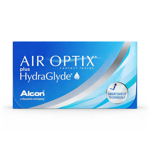 愛爾康 | Alcon Air Optix plus HydraGlyde｜透明矽水凝膠隱形眼鏡｜每盒6片| 月拋
