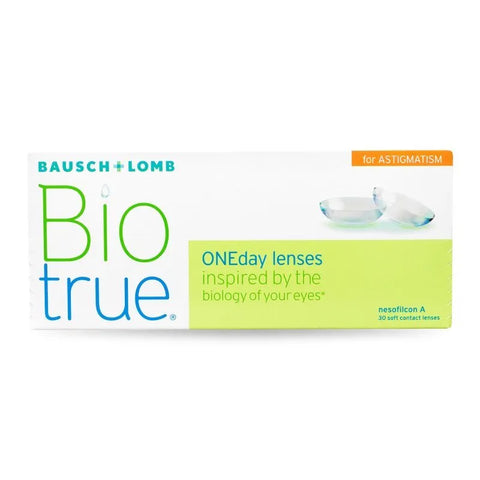 [散光] 博士倫 Biotrue 1 Day｜[日拋] 散光透明隱形眼鏡｜每盒30片