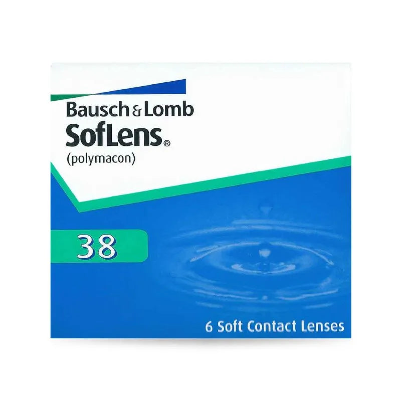 博士倫 SofLens 38 [月拋] ｜月拋透明隱形眼鏡｜每盒6片