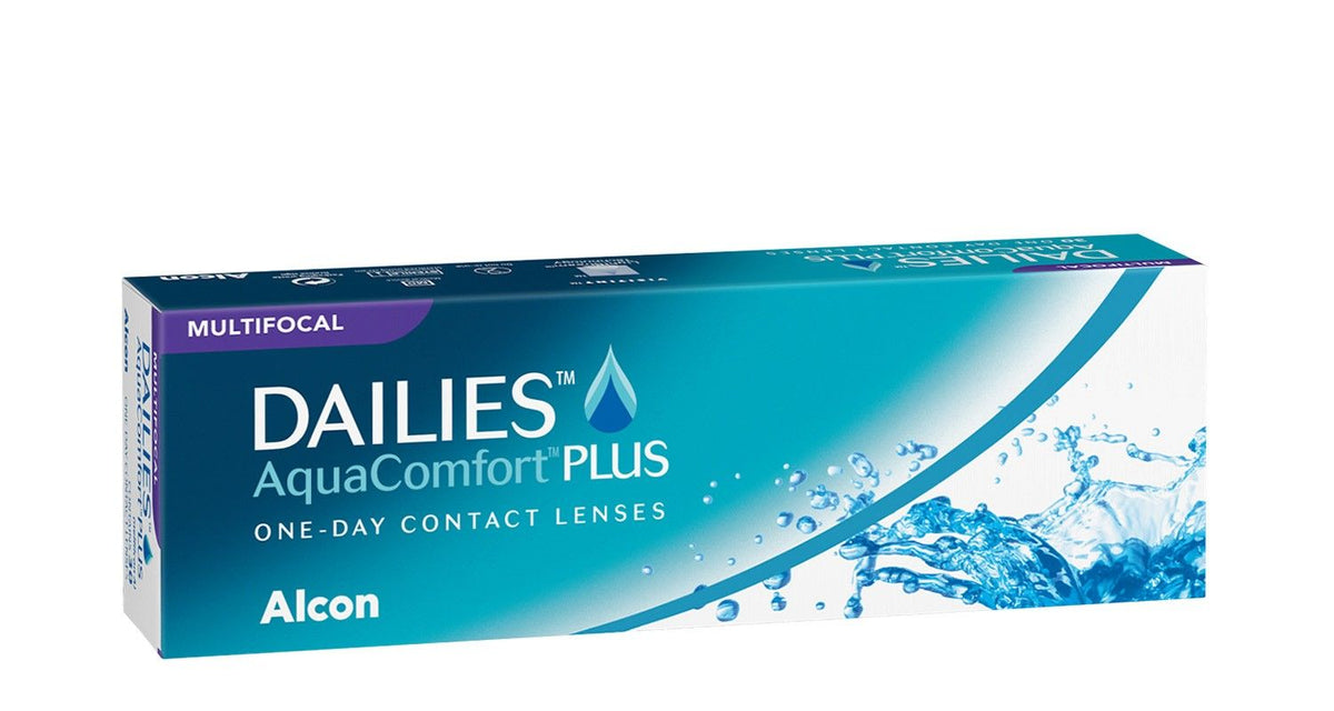 [漸進] Alcon Dailies AquaComfort Plus Multifocal｜[日拋]透明隱形眼鏡｜每盒30片