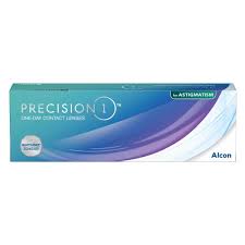 [散光] 愛爾康Alcon Precision 1 for Astigmatism｜日拋透明散光矽水凝膠隱形眼鏡｜每盒30片