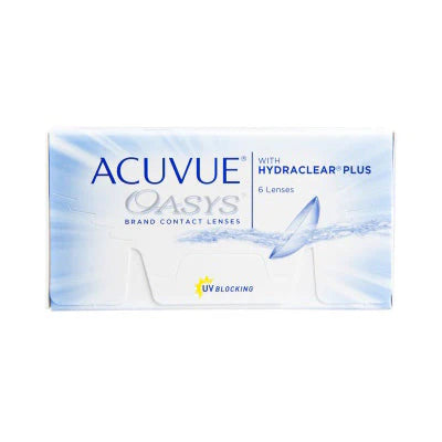 ACUVUE Oasys 2-week [近視/遠視]｜兩星期抛透明矽水凝膠隱形眼鏡｜每盒6片