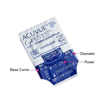 ACUVUE Oasys 2-week [近視/遠視]｜兩星期抛透明矽水凝膠隱形眼鏡｜每盒6片