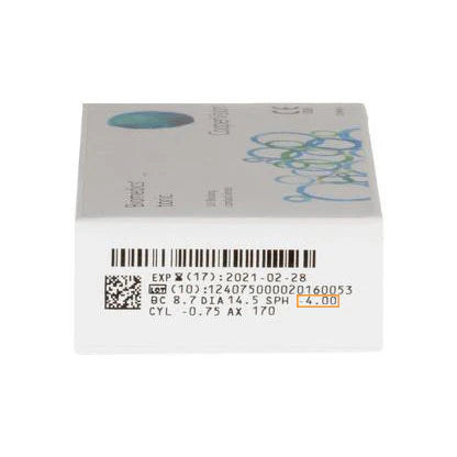 Coopervision | 酷柏 | 倍明視 | [散光] COOPERVISION BIOMEDICS Toric [月抛]隱形眼鏡｜每盒6片