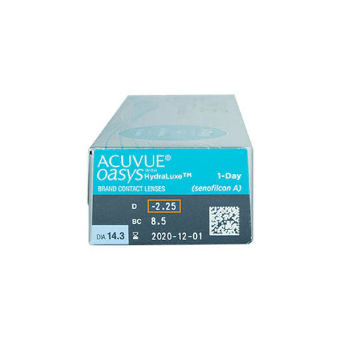 ACUVUE Oasys 1 Day｜日拋透明矽水凝膠隱形眼鏡｜每盒30片