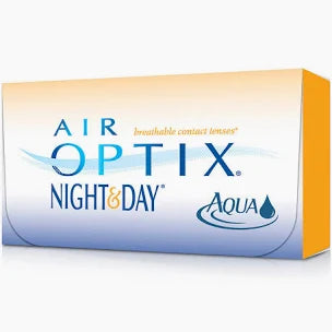 愛爾康 | ALCON Air Optix Night & Day | 透明矽水凝膠隐形眼镜 | 每盒3片 | 月抛