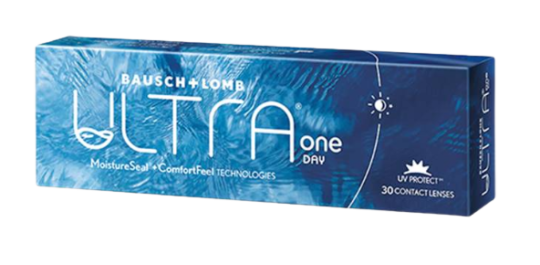 博士倫 ULTRA 1 Day｜[日拋]矽水凝膠透明隱形眼鏡｜每盒30片