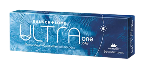 博士倫 ULTRA 1 Day｜[日拋]矽水凝膠透明隱形眼鏡｜每盒30片
